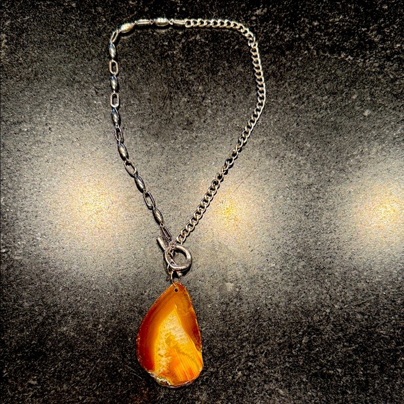 Boot Barn 18” Agate Necklace - Picture 1 of 4